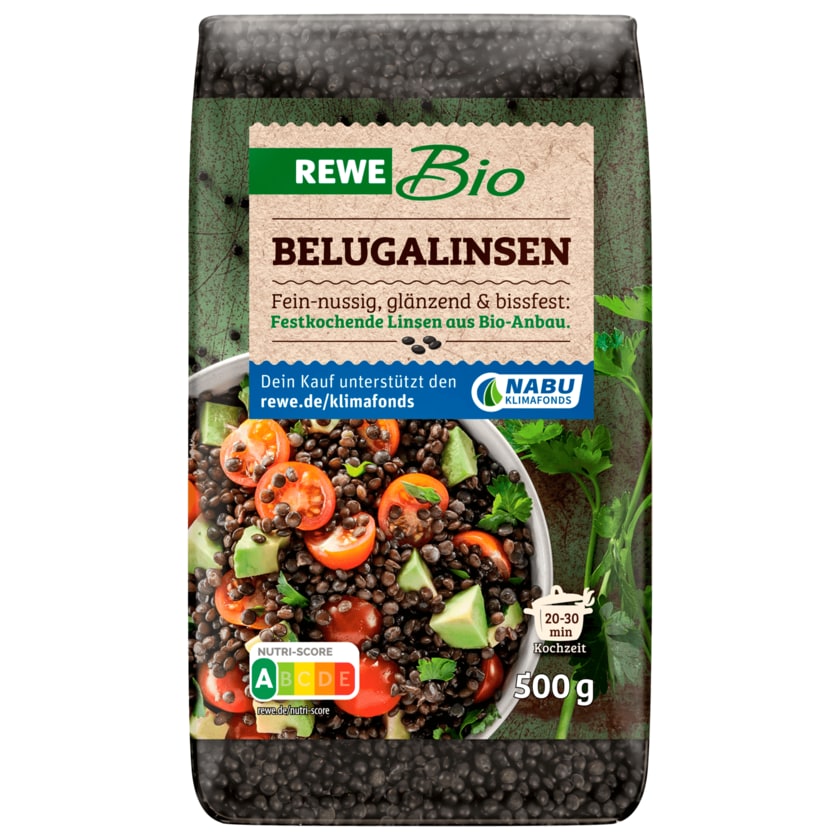 REWE Bio Beluga Linsen 500g